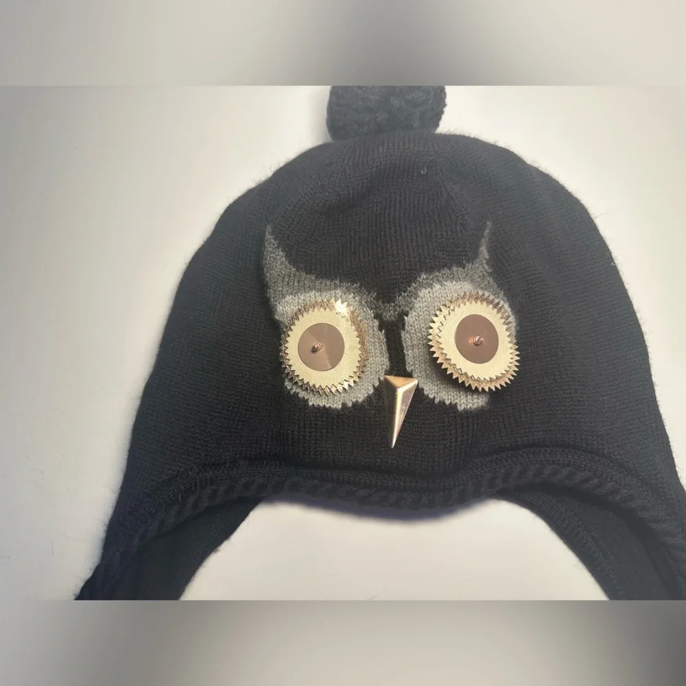 New Kate Spade Classic Owl Hat/Beanie